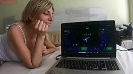 Intense Facial Cumshot On Petite Pretty Teen Girlfriend After Horny Sexual Bet