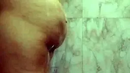 Big Boobs Girlfriend Fingring in Bathroom Hd