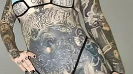 Athletic milf melody radford tries on sheer micro bikini