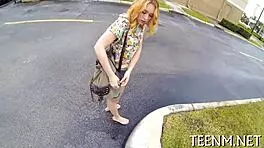 Cash for beauty, lucy tyler gives skillful blowjob in teen hardcore sucking