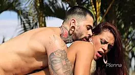 Marsha Love And Matheus Castro Share Intimate Outdoor Fucking