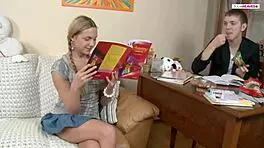 Wow, teen with big tits tries anal for the first time! 😍