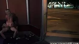 Blonde teen Valerie White fucks big cock in anal.