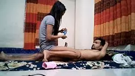 Cowgirl position ebony couple make noise with the bed hanif pk and popy fuck 😏