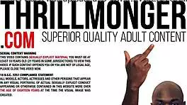 Nina White in Thrilly's Apartment, Sexy Tatted Ebony Latina with Perky Tits and Pierced Nipples Gobbling Up BBC 😍