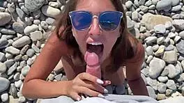 Beautiful Skinny 18yo Teen Fucks Outdoors with Stranger POV