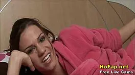 teen humiliates small cock on webcam with jerk off instructions