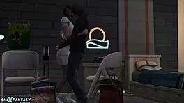 i'm cassandra goth, havin my furst time in sims 4