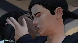 i'm cassandra goth, havin my furst time in sims 4