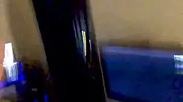 teen feels intense passion clamped in office chair, getting rough assfucking and cum on ass