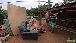 bastidores da novinha luara amaral gravando na comunidade com binho ted e bettohfitness em creampie reality.