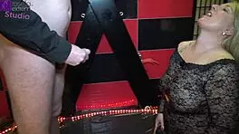 Slut Deepthroats and Swallows at Party