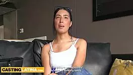 Does this Latina teen like rough fucking in her music video casting? Yes, she does!