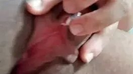 Teen moans during solo masturbation and quick orgasm!