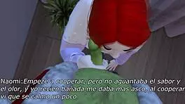 I am the Grinch, fucking in missionary and doggystyle with a teen in this 3D cartoon