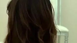 sexy redhead teen at church witnesses threesome blowjob and joins in