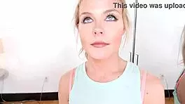 Nicole Clitman Takes Huge Cock Down Her Throat in POV Deepthroat Facefuck. Ends with Cum Swallow!