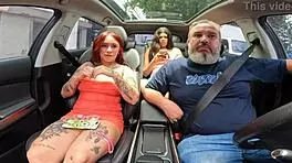 Hot Latina Debuts Wild Car Ride First Time