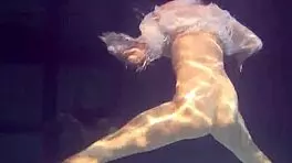 polcharova and siskina are wet horny lesbians underwater