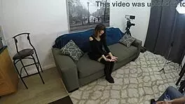 Candy Cruise undergoes painful anal sex in homemade college interview in California