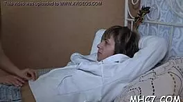 Cuckold watches ex-girlfriend suck old man's cock