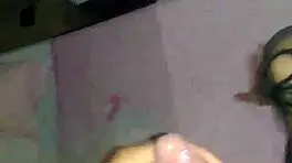 A cute young amateur sucks her boyfriend's cock until he cums on her face.