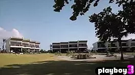 beautiful babes enjoyed a hot surfing so naked and sexy