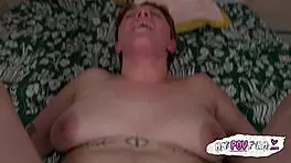 Spying on stepsis leads to blowjob, cowgirl ride, and facial in POV