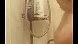 in the shower prepping for a wild night