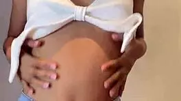 cute 18 year old woman records herself in the bathroom without clothes