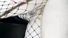 Slender Russian Girlfriend In Skirt And Stockings Fucked Standing With Monster Cock In Tight Pussy Cum Inside