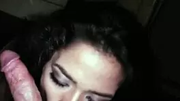 stepdaddy helps teen with blowjob in pov scene