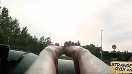 Hot teen 18+ bangs hard for a ride, Kira Queen