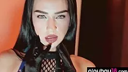 Petite mistress chevelle teases in lingerie