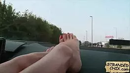 Hot teen 18+ bangs hard for a ride, Kira Queen