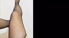 Sexy Slender Legs of DepravedMinx in Wild Public Riding Action