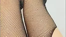 Sexy Slender Legs of DepravedMinx in Wild Public Riding Action