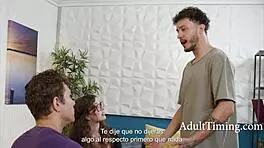 Teen pits neglectful boyfriend against a simp in threesome - apollo banks leana lovings