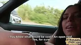 Hot teen 18+ bangs hard for a ride, Kira Queen