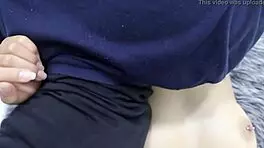 Petite asian girl surprised by thief's advances