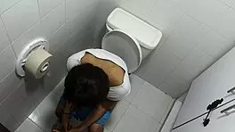 Petite asian girl surprised by thief's advances