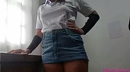 She Thought It Was Just A Private Lesson But He Fucked My Ass