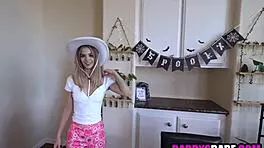 Tiny Stepdaughter Sucks Huge Cock from Uncle