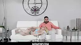 momfap -blonde teen 18+ step sister nikki sweet fucked by latino step brother. taboo fantasy in bedroom.