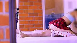 Shy Indian Teen 18+ Cheats with Sensual Latina in Tight Encounter