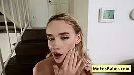 i banged blonde teen 18+ khloe kingsley hard with charles dera for nasty facial