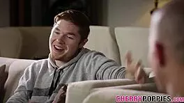 Cuckolding teen 18+ gets drenched in jizz after a wild doggystyle session with an older guy