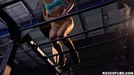 Ultra Hot Colombian Fitness Babe Veronica Leal Enjoys Gangbanged In Gym