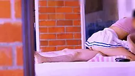 The friend with intense voice hugs the shy stepdaughter in warm apartment room.