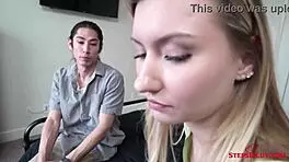 Emma Sirus And David Lee Risky Blowjob Encounter